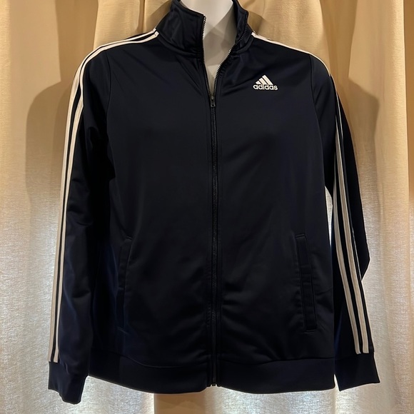 Adidas Track Running Jacket Sz Youth XL‎ 18-20 - Picture 1 of 5